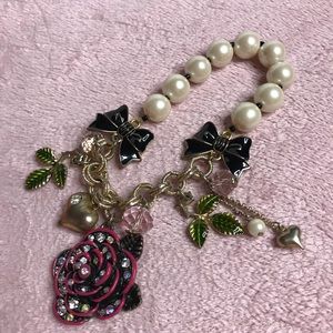 Betsey Johnson Pearl Bracelet